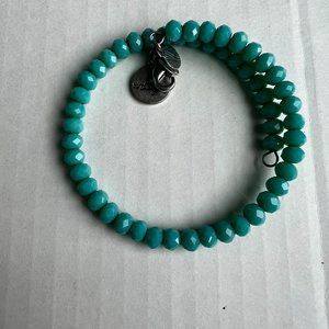 Thirty-One Turquoise Charm Bracelet